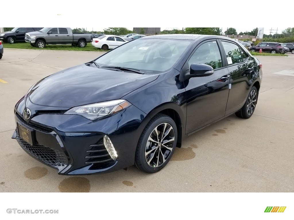 2019 Corolla SE - Galactic Aqua Mica / Black photo #1