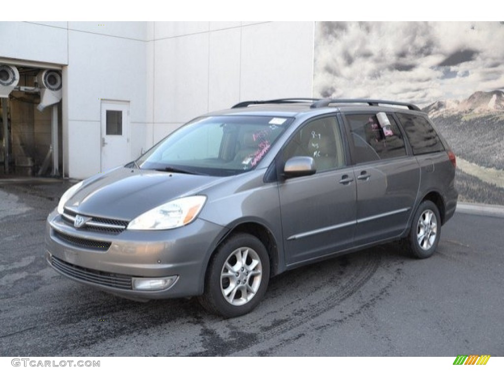 2004 Sienna XLE AWD - Phantom Gray Pearl / Fawn Beige photo #2