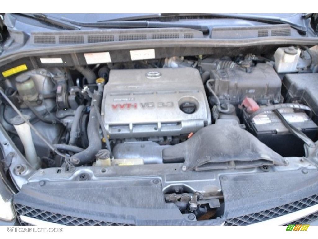 2004 Sienna XLE AWD - Phantom Gray Pearl / Fawn Beige photo #9