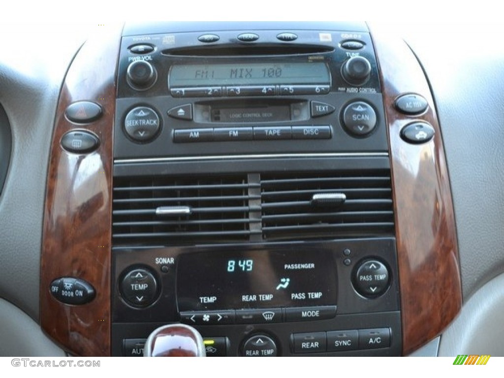 2004 Sienna XLE AWD - Phantom Gray Pearl / Fawn Beige photo #11