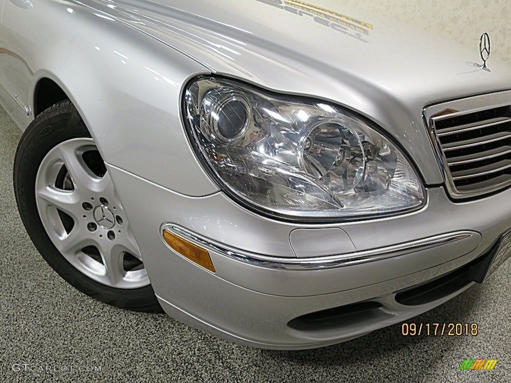 2005 S 500 4Matic Sedan - Brilliant Silver Metallic / Ash photo #6