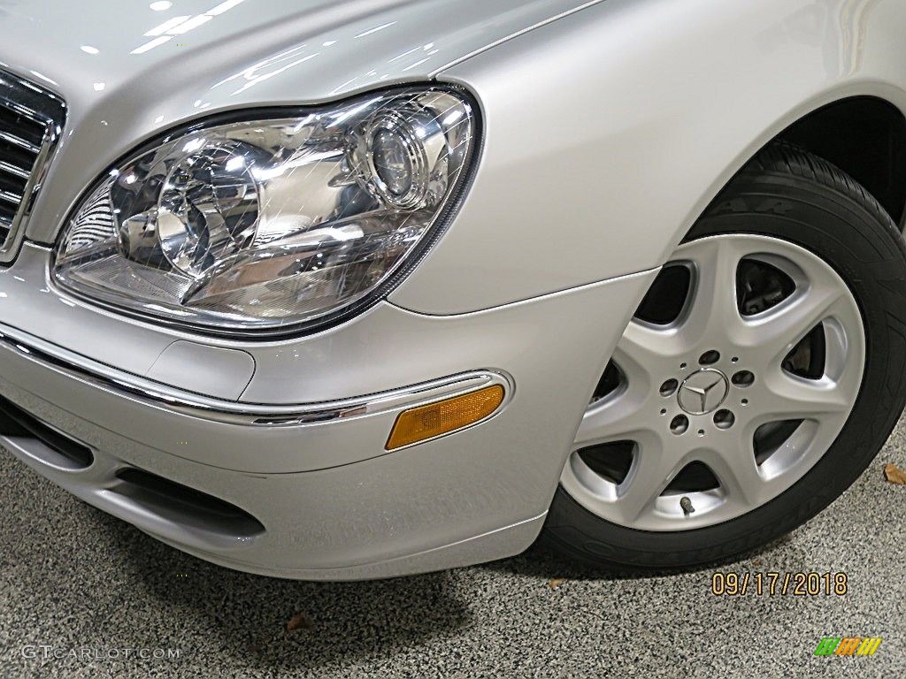 2005 S 500 4Matic Sedan - Brilliant Silver Metallic / Ash photo #7