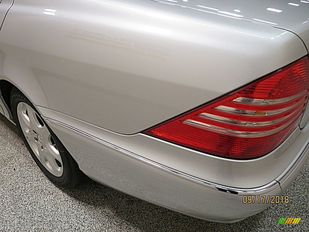2005 S 500 4Matic Sedan - Brilliant Silver Metallic / Ash photo #9
