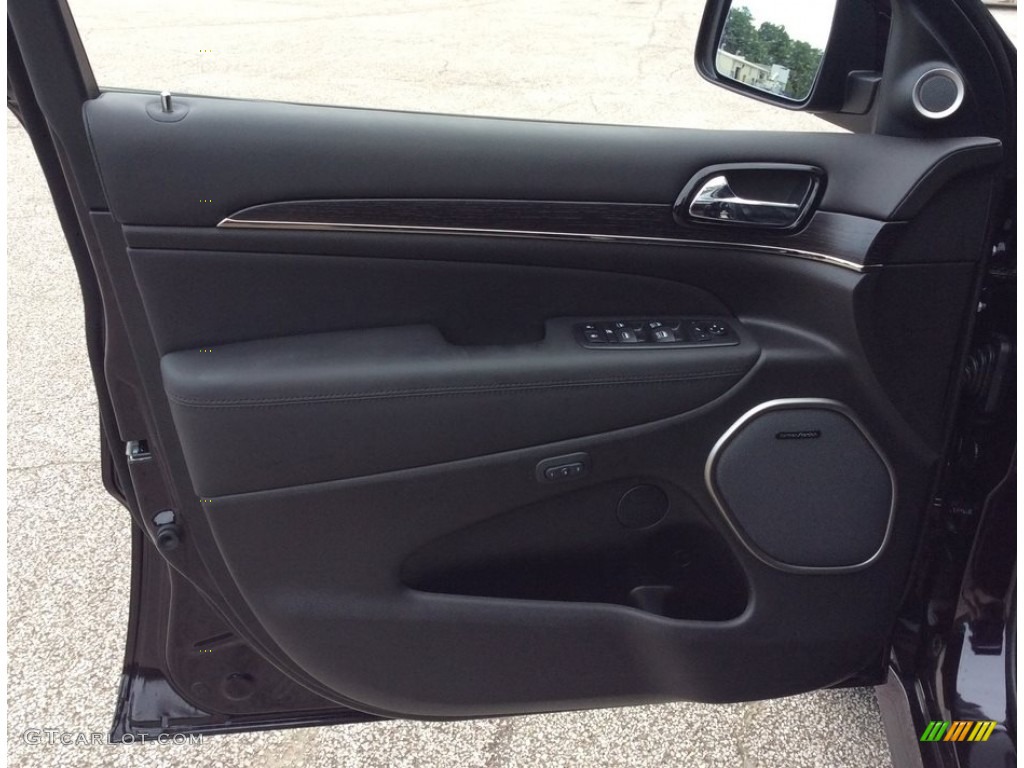 2019 Jeep Grand Cherokee High Altitude 4x4 Black Door Panel Photo #129423429