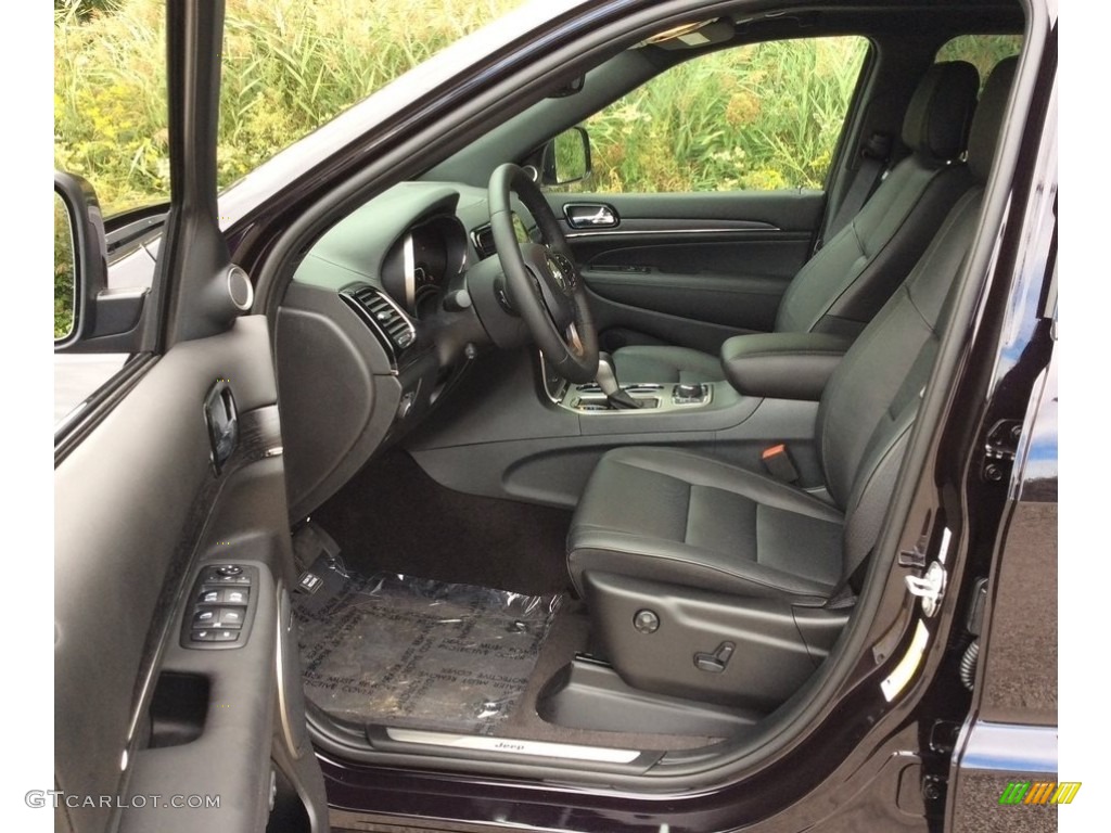 Black Interior 2019 Jeep Grand Cherokee High Altitude 4x4 Photo #129423453