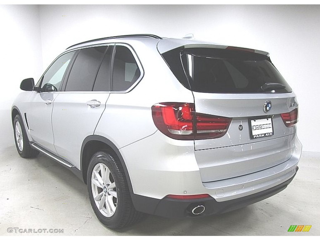 2015 X5 xDrive35d - Glacier Silver Metallic / Black photo #3