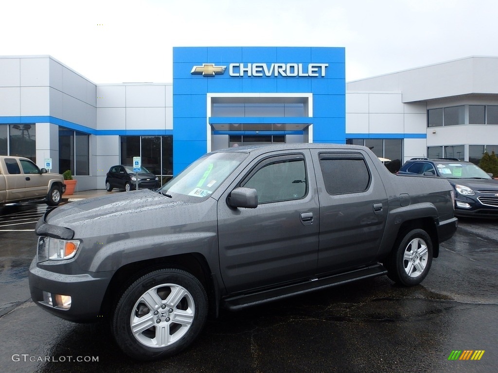 2012 Ridgeline RTL - Polished Metal Metallic / Black photo #1