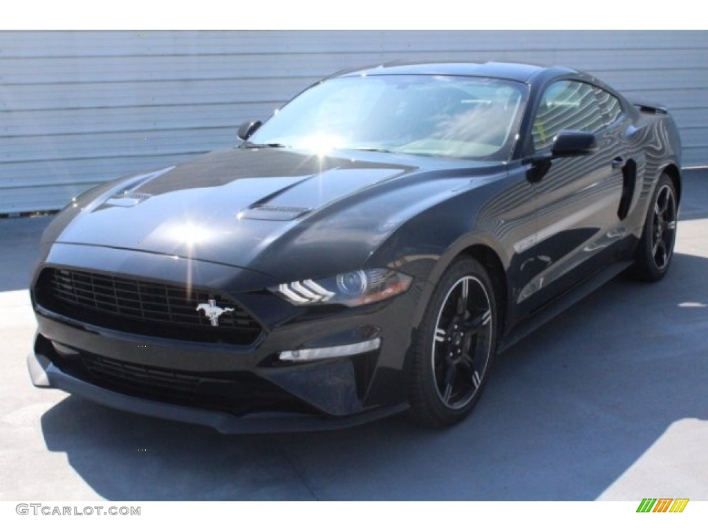 2019 Mustang California Special Fastback - Shadow Black / Ebony w/Miko Suede and Red Accent Stitching photo #3