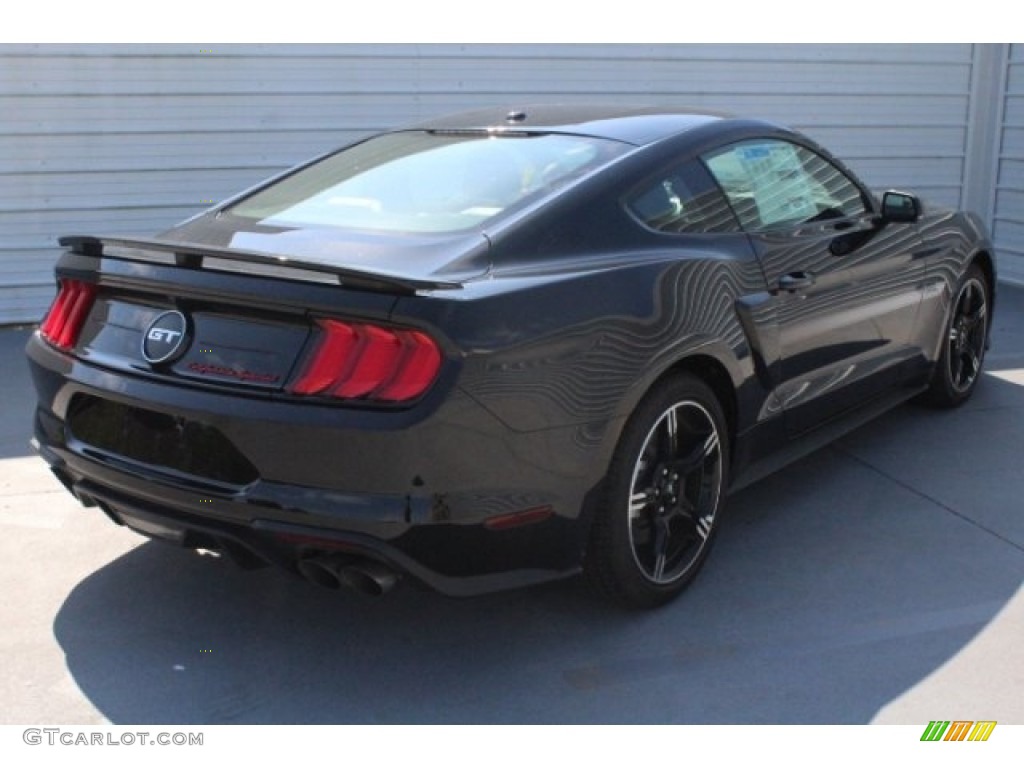 2019 Mustang California Special Fastback - Shadow Black / Ebony w/Miko Suede and Red Accent Stitching photo #9