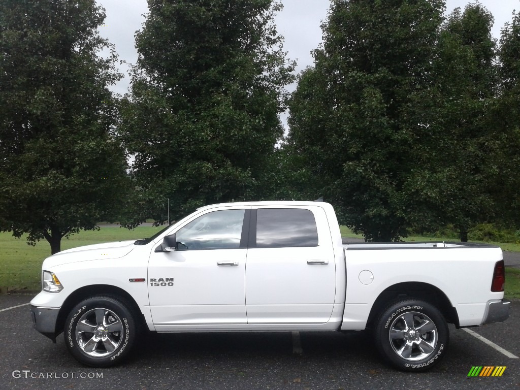 Bright White 2018 Ram 1500 Big Horn Crew Cab 4x4 Exterior Photo #129427494