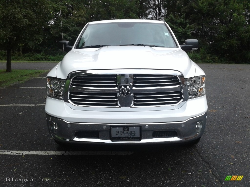 2018 1500 Big Horn Crew Cab 4x4 - Bright White / Black/Diesel Gray photo #3