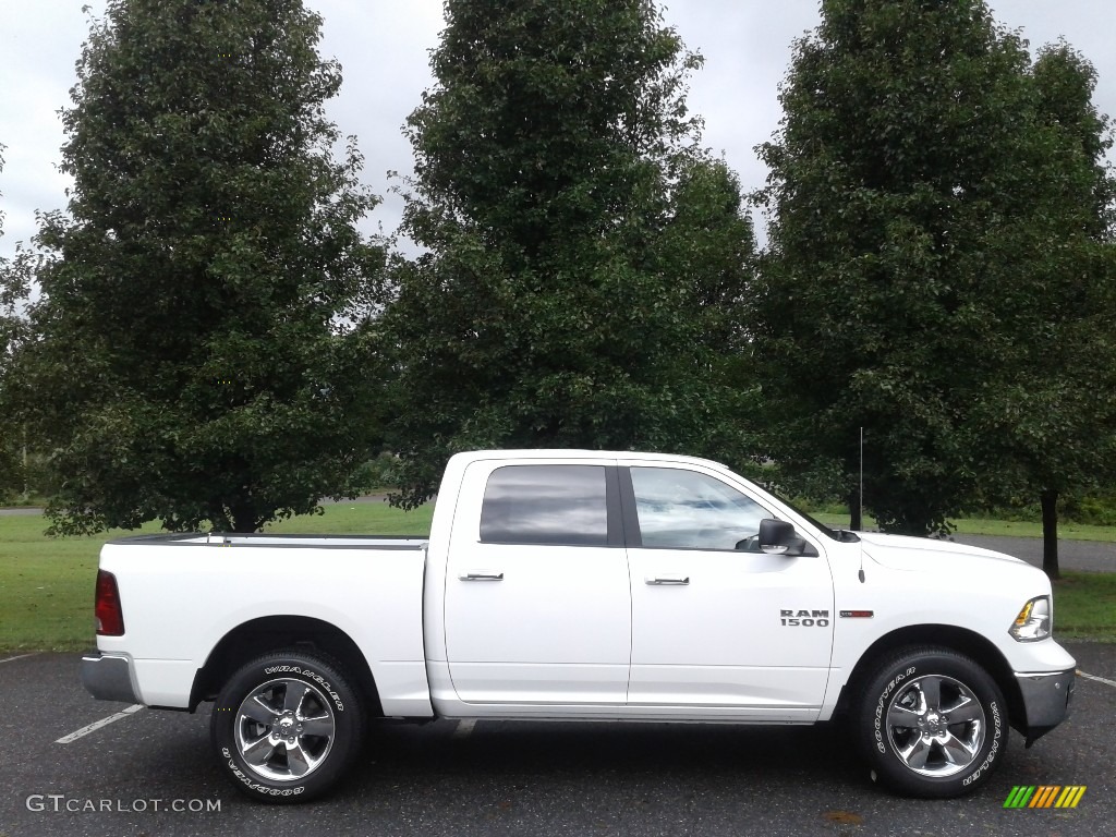 Bright White 2018 Ram 1500 Big Horn Crew Cab 4x4 Exterior Photo #129427632