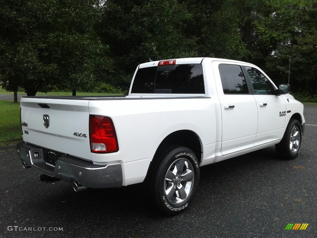 2018 1500 Big Horn Crew Cab 4x4 - Bright White / Black/Diesel Gray photo #6