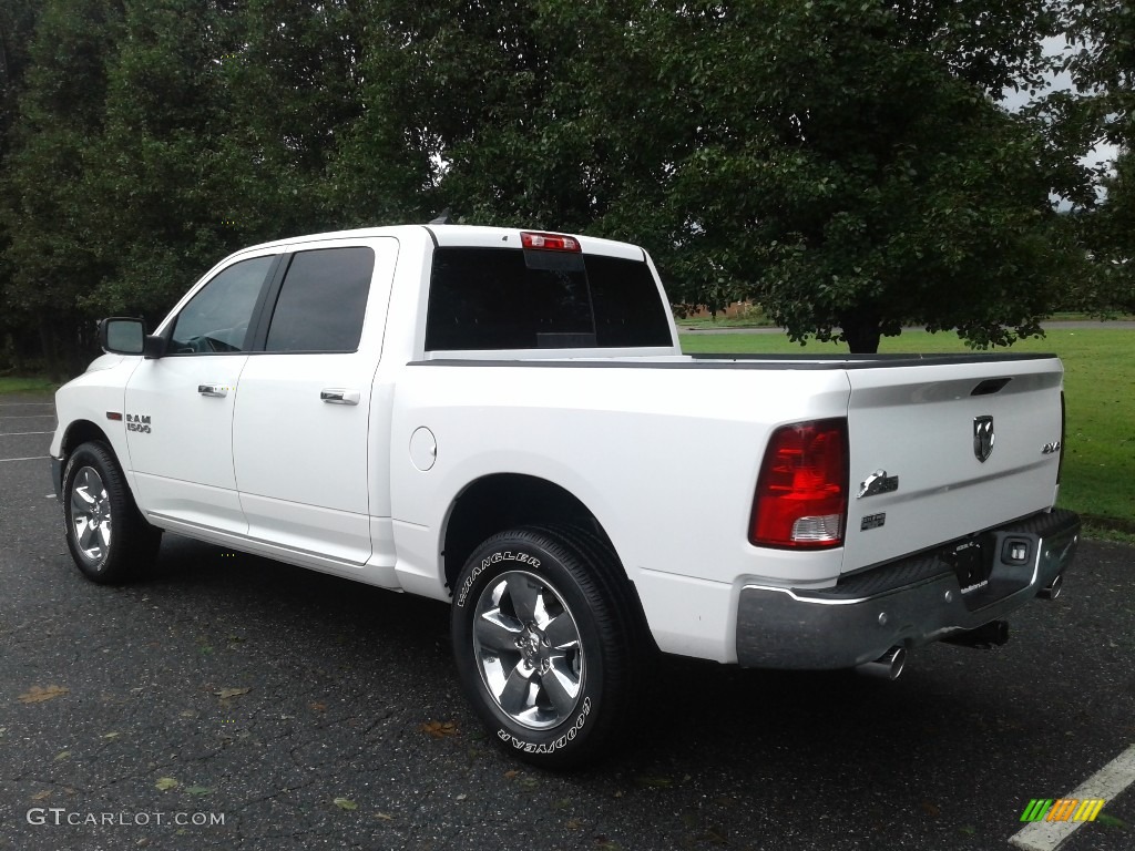 2018 1500 Big Horn Crew Cab 4x4 - Bright White / Black/Diesel Gray photo #8