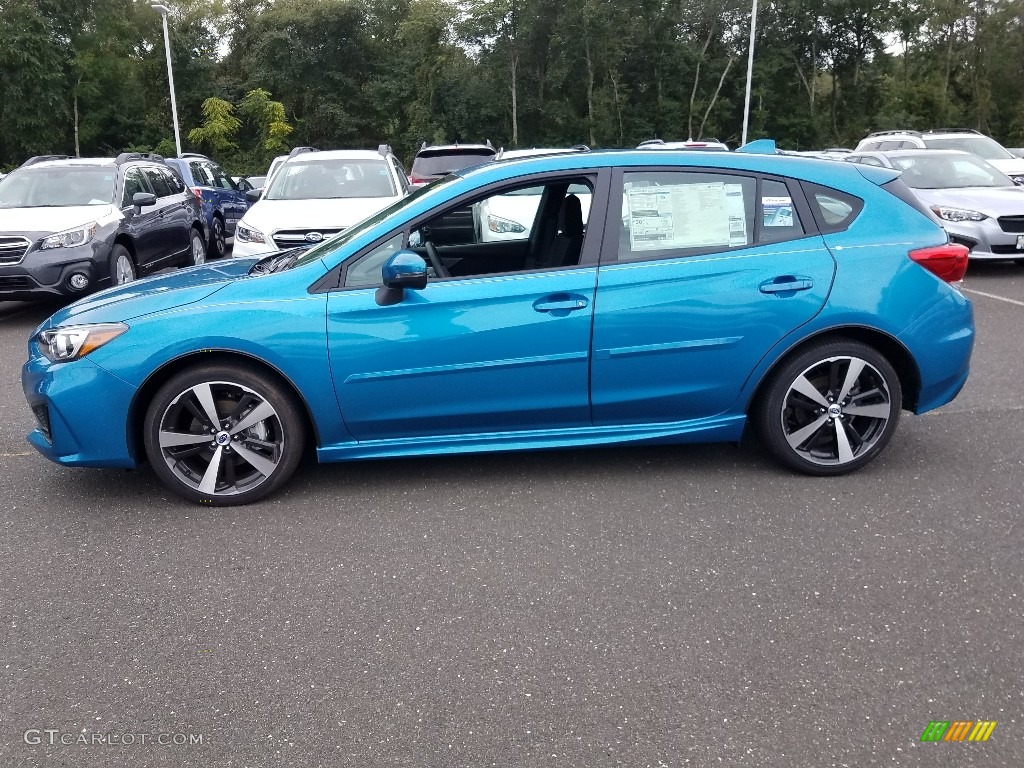 Island Blue Pearl 2018 Subaru Impreza 2.0i Sport 5-Door Exterior Photo #129428088