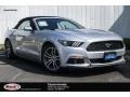 2017 Ingot Silver Ford Mustang EcoBoost Premium Convertible  photo #1