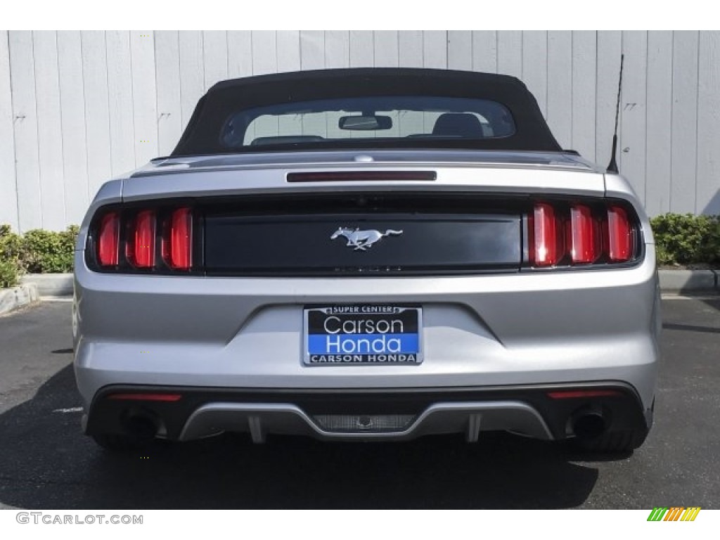 2017 Mustang EcoBoost Premium Convertible - Ingot Silver / Ebony photo #3