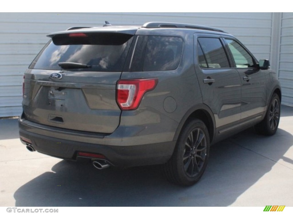 2018 Explorer XLT - Magnetic Metallic / Ebony Black photo #9