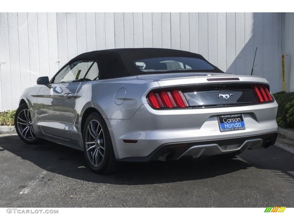 2017 Mustang EcoBoost Premium Convertible - Ingot Silver / Ebony photo #10