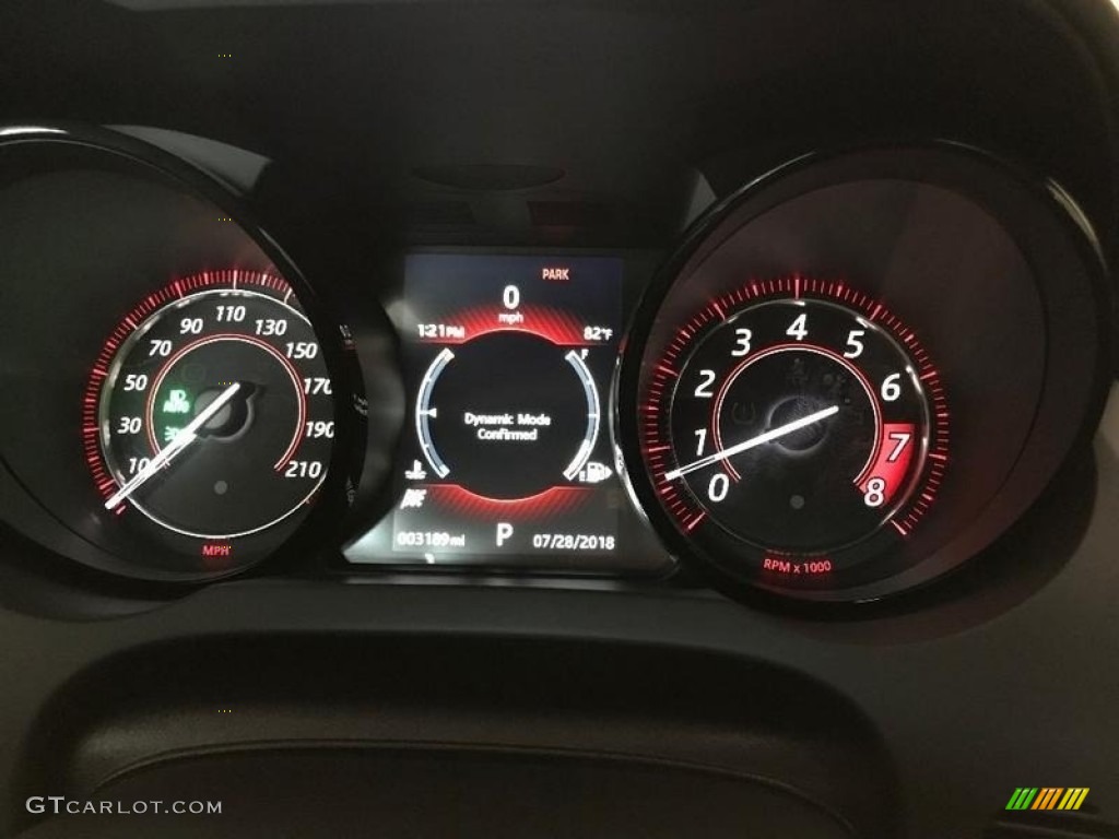 2017 Jaguar F-TYPE SVR AWD Coupe Gauges Photo #129431058