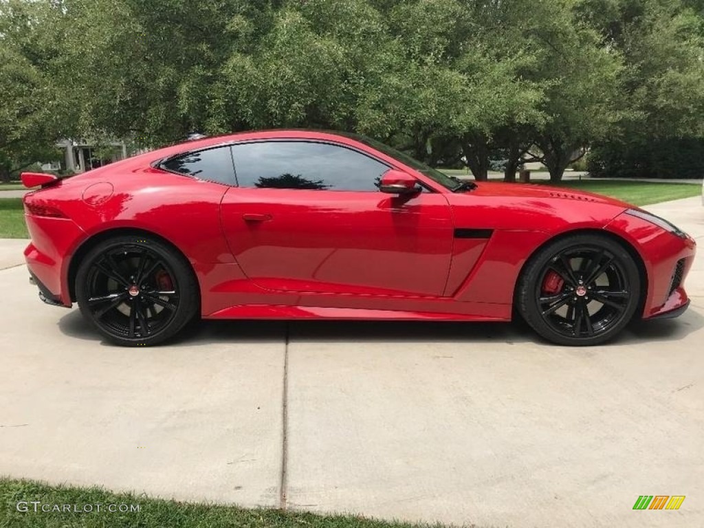 Caldera Red 2017 Jaguar F-TYPE SVR AWD Coupe Exterior Photo #129431202