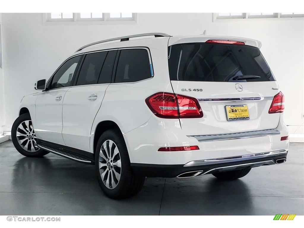 2019 GLS 450 4Matic - Polar White / Black photo #2