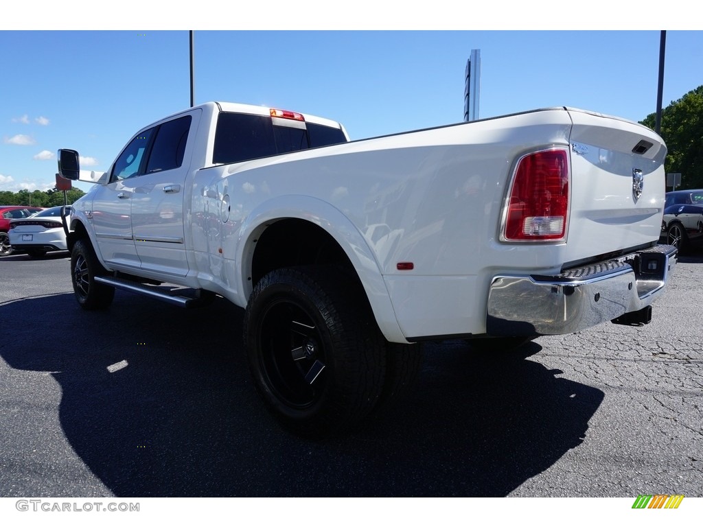 2014 3500 Laramie Crew Cab 4x4 Dually - Bright White / Canyon Brown/Light Frost Beige photo #11
