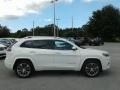 2019 Pearl White Jeep Cherokee Overland  photo #6