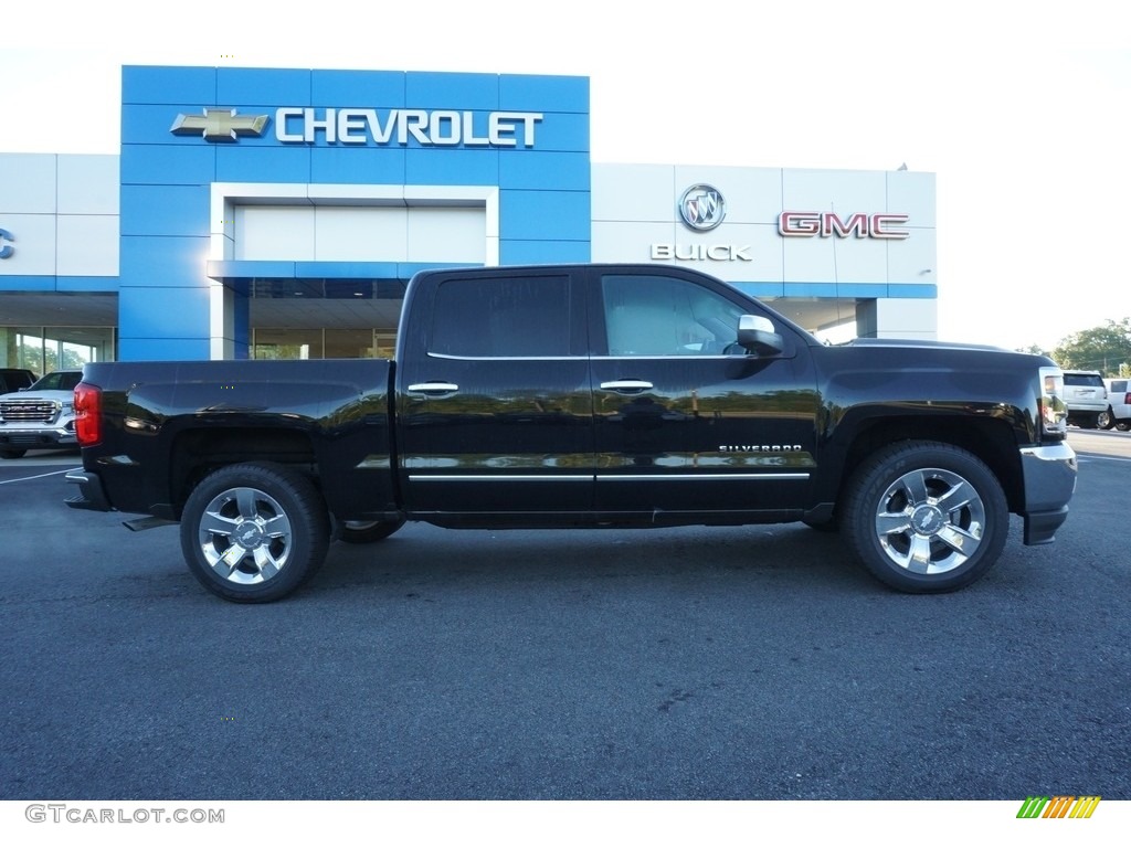 2018 Silverado 1500 LTZ Crew Cab - Black / Jet Black photo #10