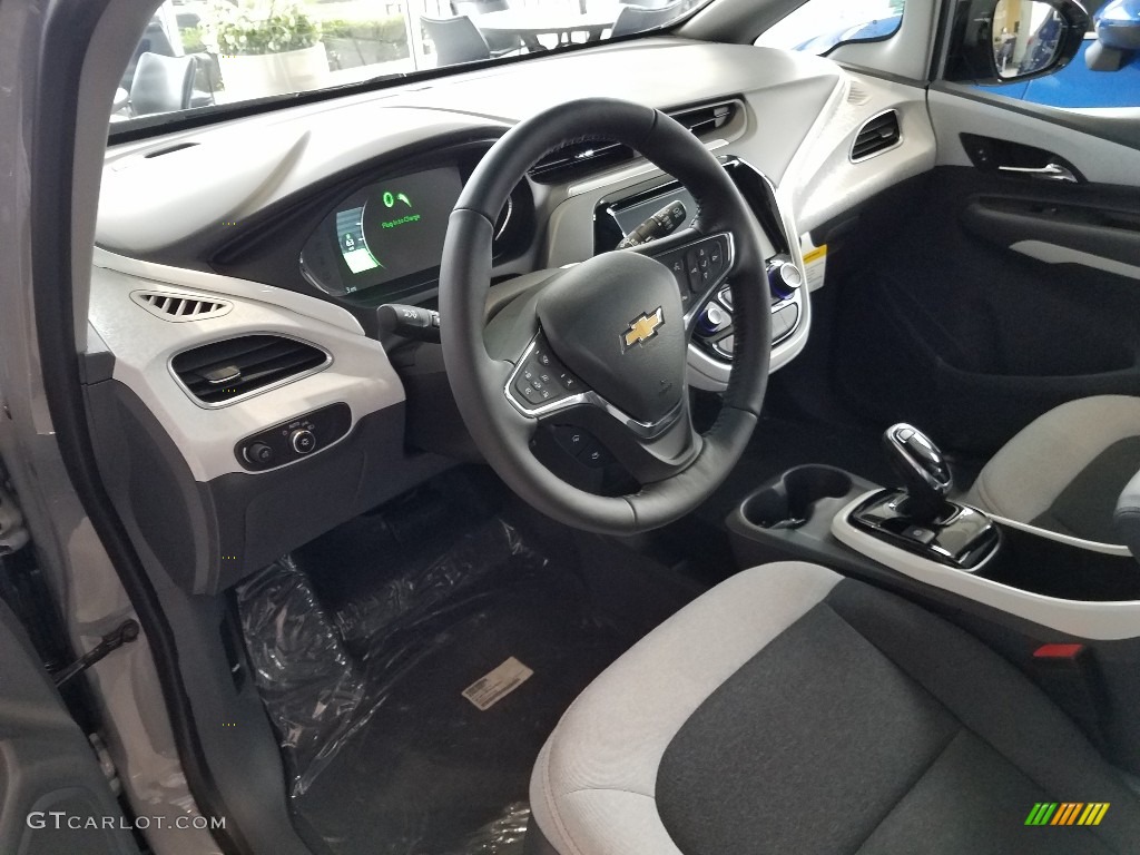 Dark Galvanized/­Sky Cool Gray Interior 2019 Chevrolet Bolt EV Premier Photo #129437058