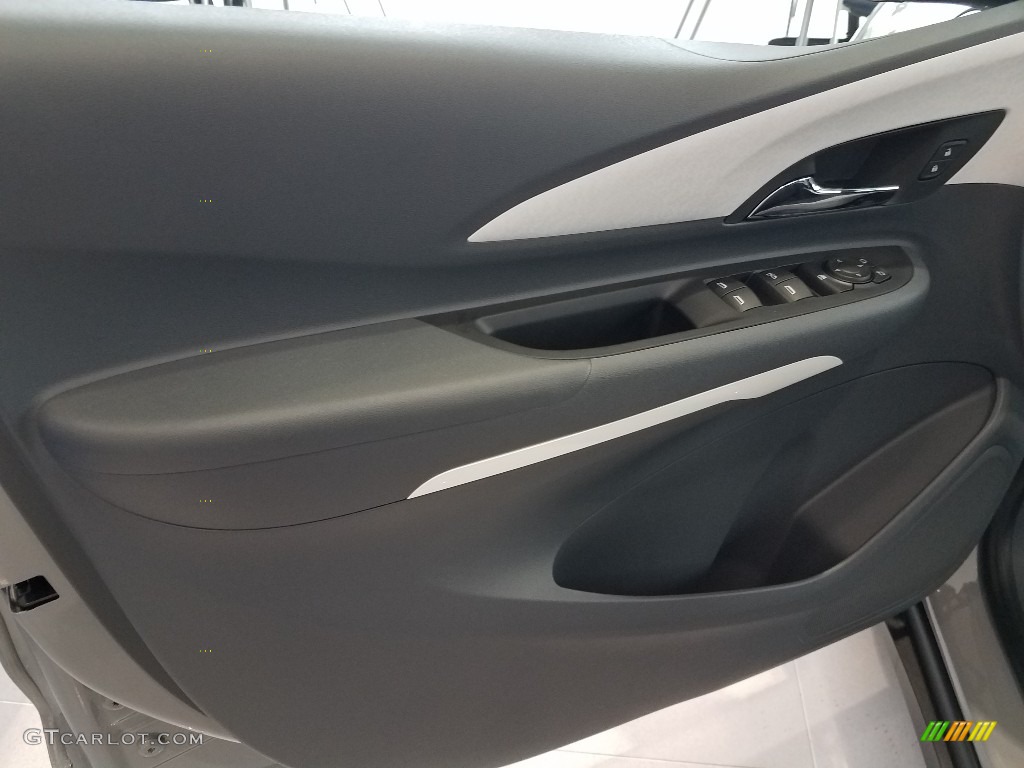 2019 Chevrolet Bolt EV Premier Dark Galvanized/­Sky Cool Gray Door Panel Photo #129437067