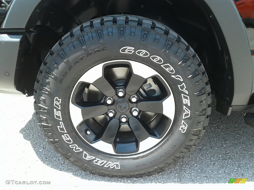 2019 1500 Rebel Crew Cab 4x4 - Diamond Black Crystal Pearl / Black/Red photo #20