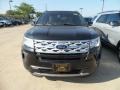 2018 Shadow Black Ford Explorer XLT 4WD  photo #2