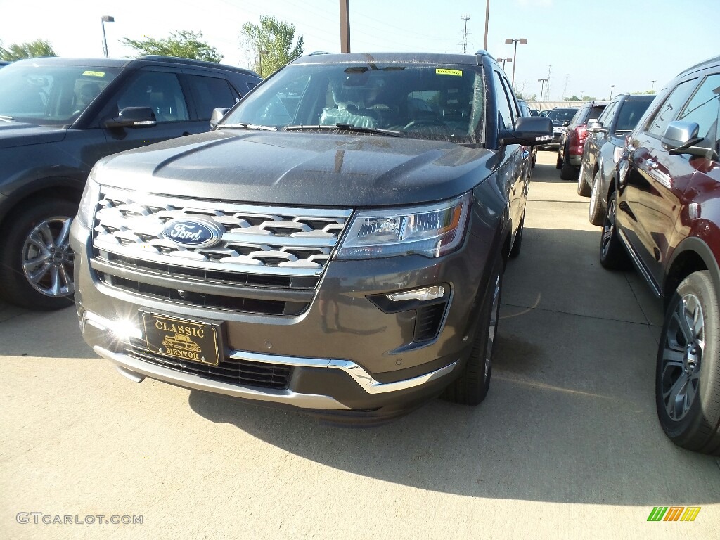 2018 Explorer Limited 4WD - Magnetic Metallic / Ebony Black photo #1