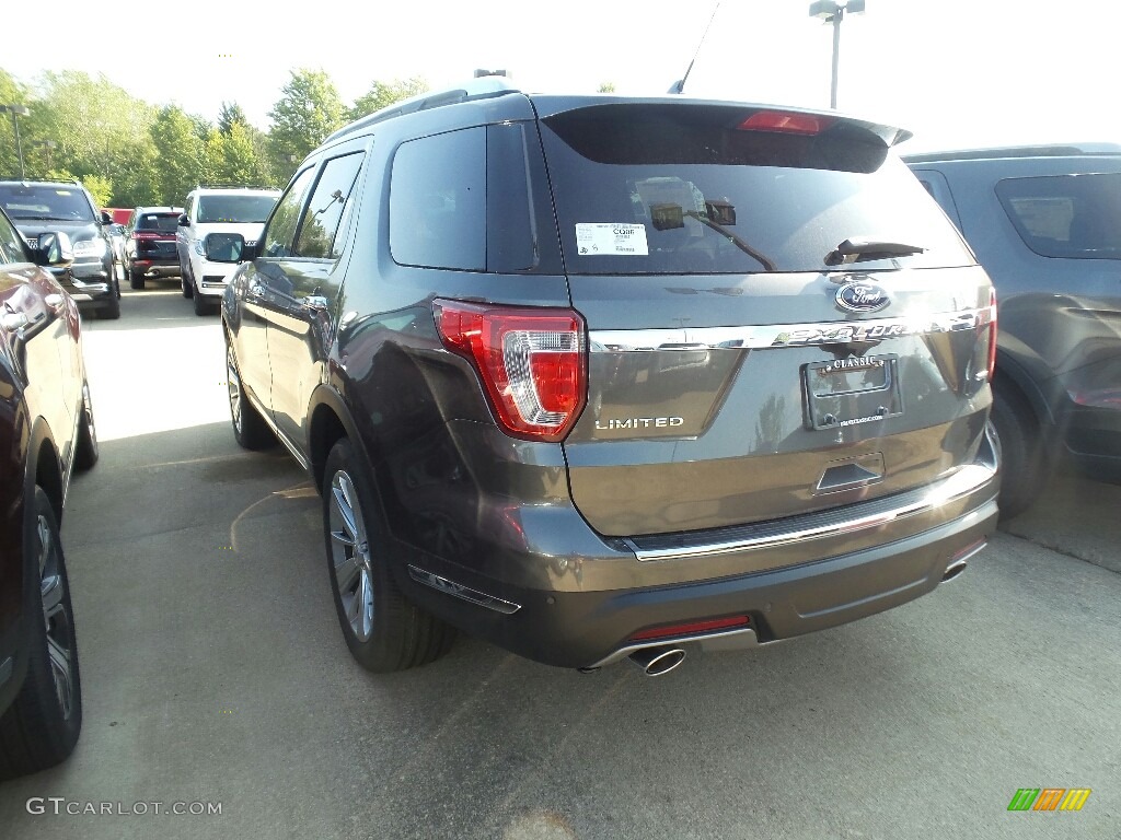 2018 Explorer Limited 4WD - Magnetic Metallic / Ebony Black photo #3