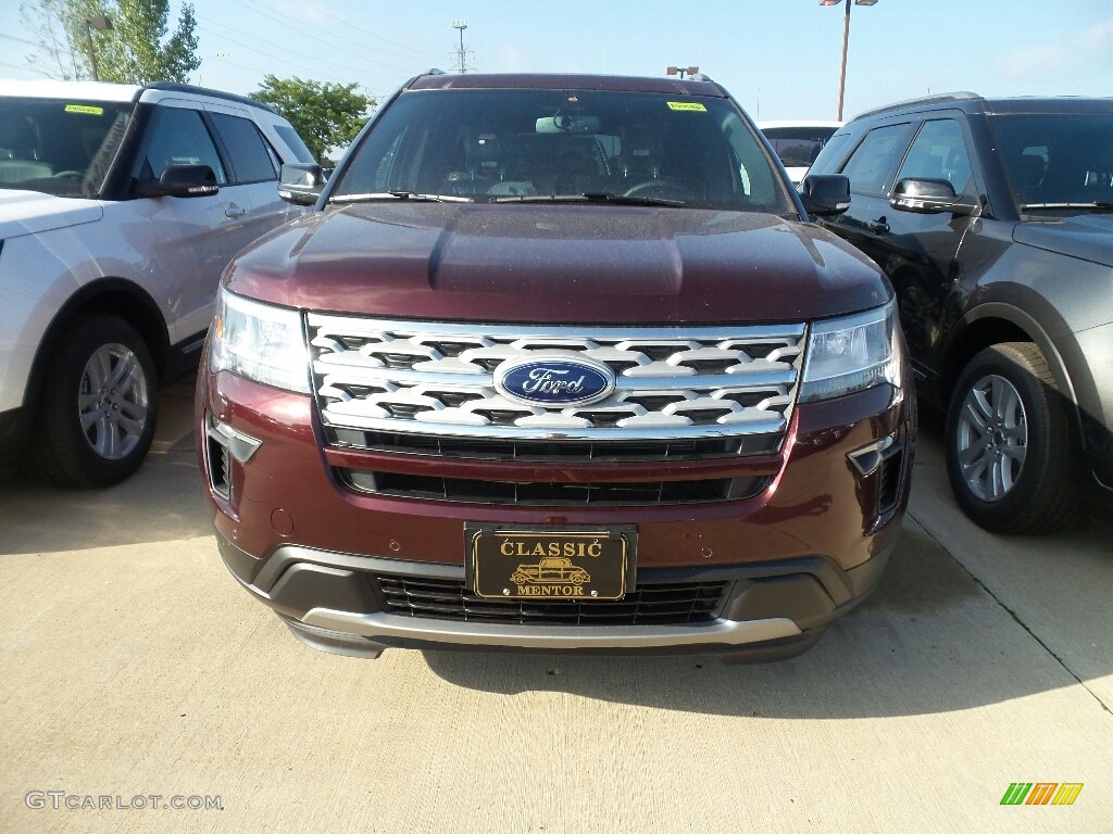 2018 Explorer XLT 4WD - Burgundy Velvet / Ebony Black photo #2