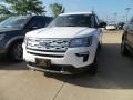 2018 White Platinum Ford Explorer XLT 4WD  photo #1