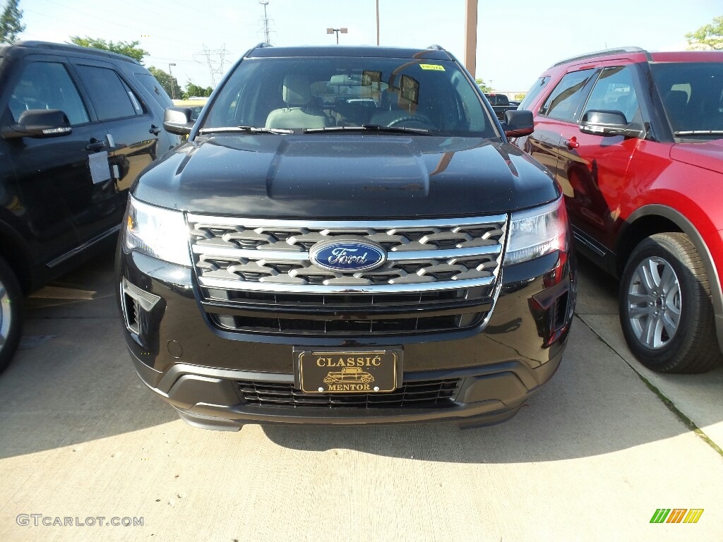 2018 Explorer 4WD - Shadow Black / Medium Stone photo #2