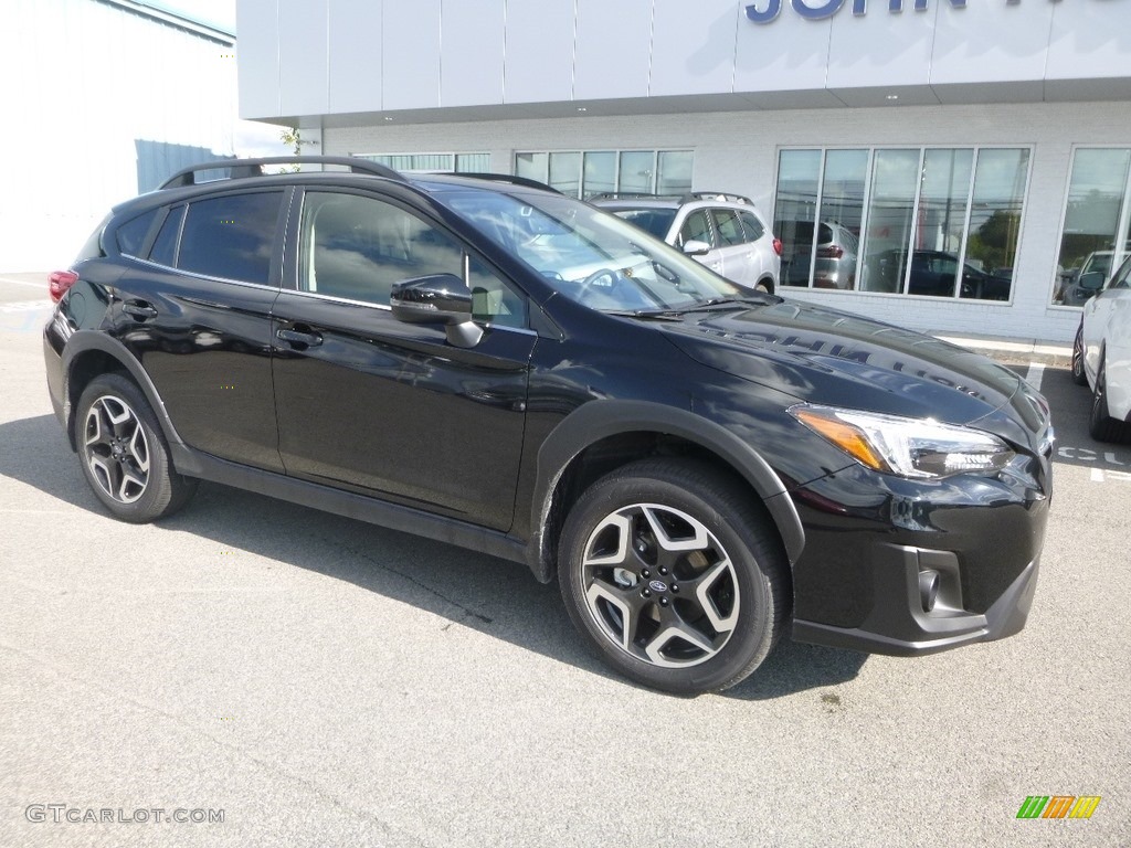 2019 Crosstrek 2.0i Limited - Crystal Black Silica / Black photo #1