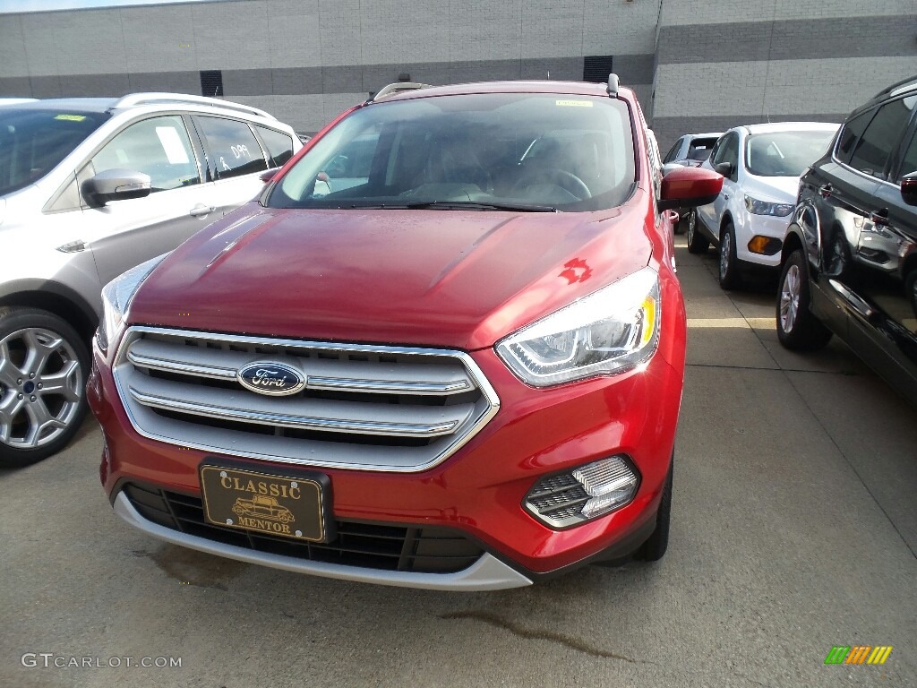 2018 Escape SEL 4WD - Ruby Red / Charcoal Black photo #1
