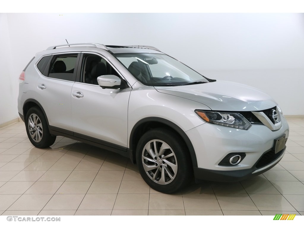 2015 Rogue SL AWD - Brilliant Silver / Charcoal photo #1