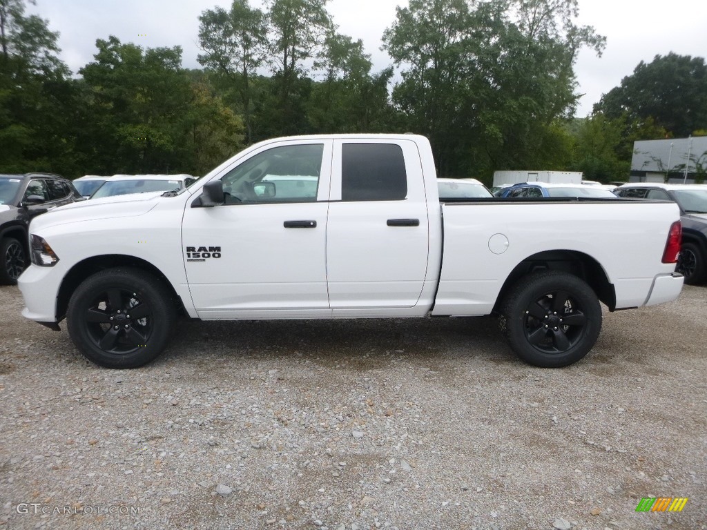 2019 1500 Classic Express Quad Cab 4x4 - Bright White / Black photo #2