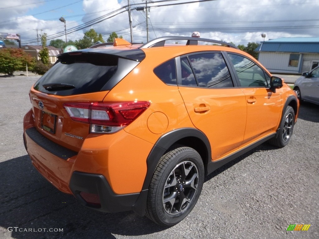 2019 Crosstrek 2.0i Premium - Sunshine Orange / Black photo #4