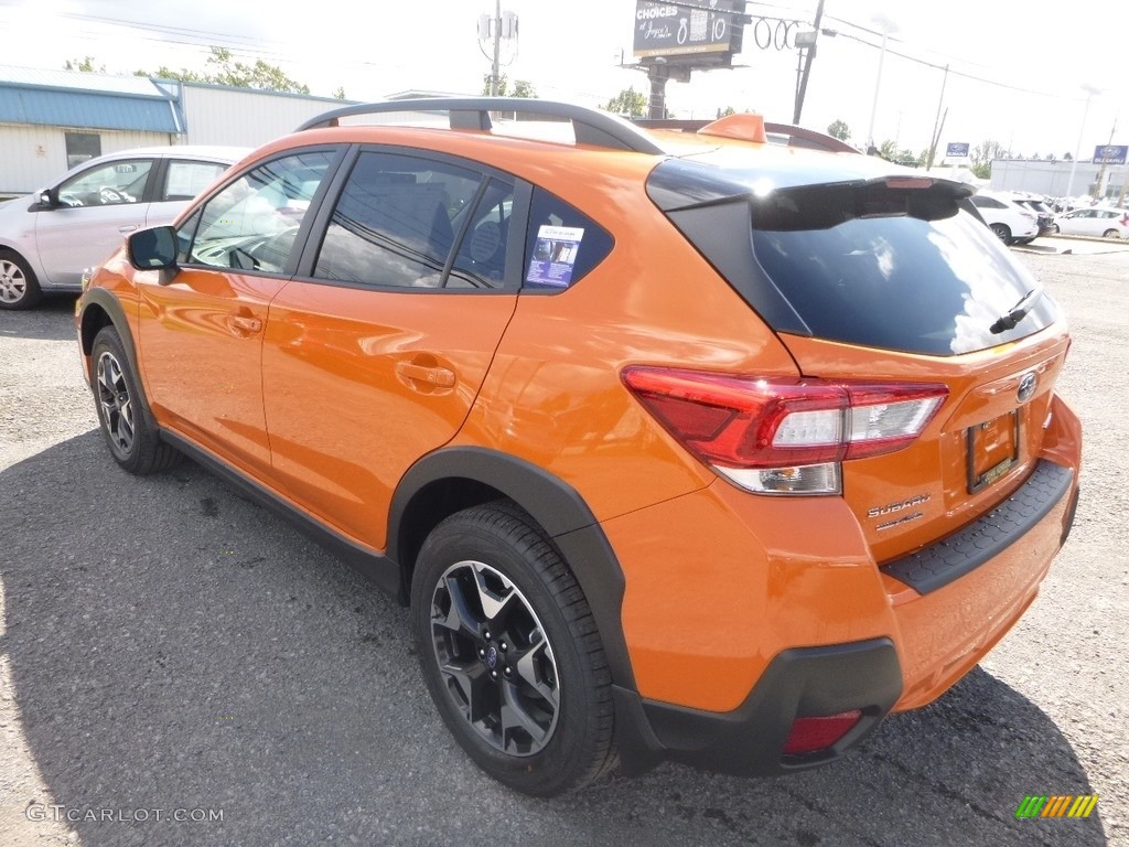 2019 Crosstrek 2.0i Premium - Sunshine Orange / Black photo #6