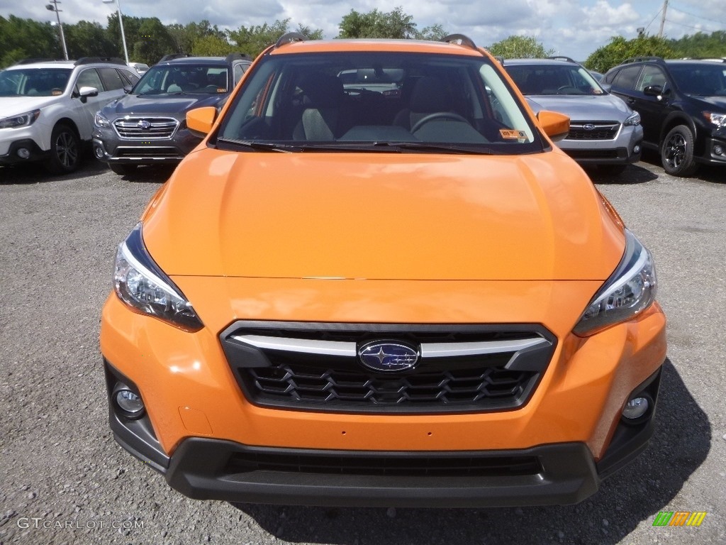 2019 Crosstrek 2.0i Premium - Sunshine Orange / Black photo #9