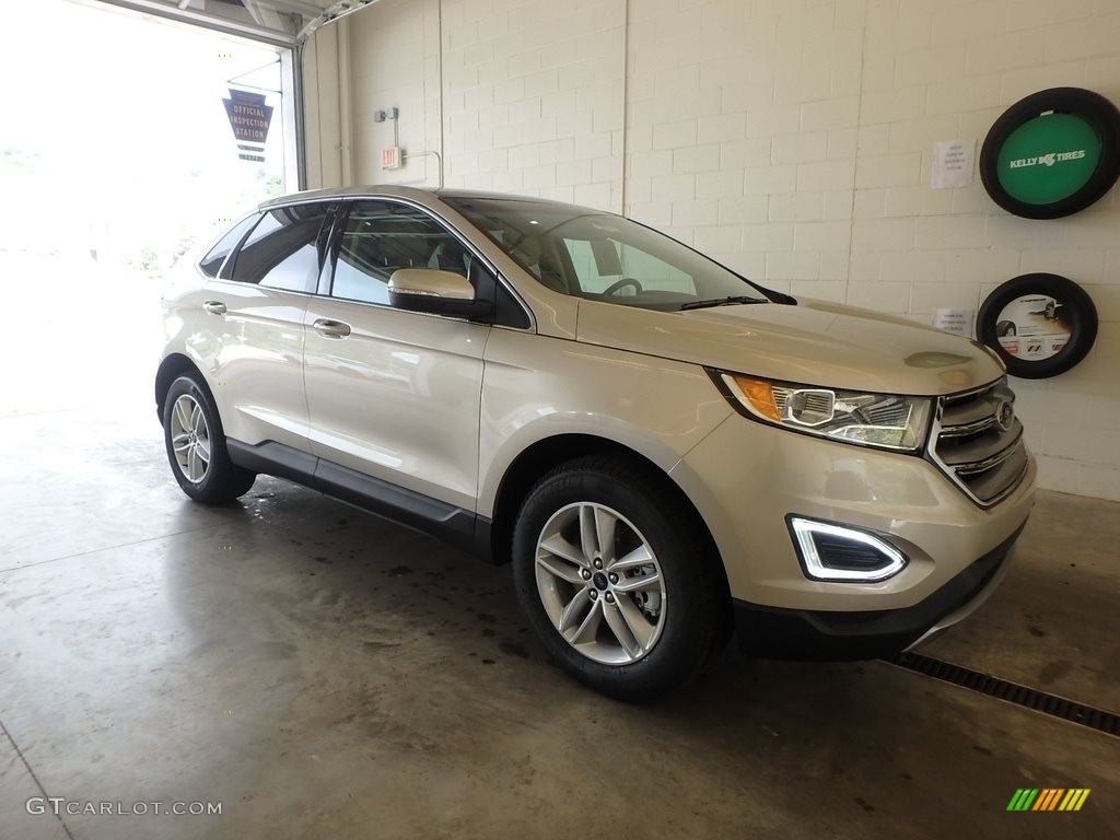 2018 Edge SEL AWD - White Gold / Dune photo #1