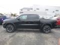 2019 Diamond Black Crystal Pearl Ram 1500 Rebel Crew Cab 4x4  photo #2