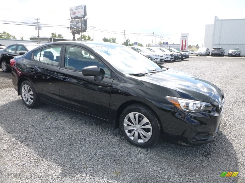 2019 Impreza 2.0i 4-Door - Crystal Black Silica / Black photo #1