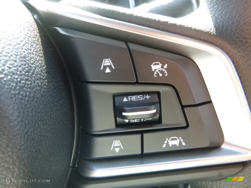 2019 Subaru Impreza 2.0i 4-Door Black Steering Wheel Photo #129446207