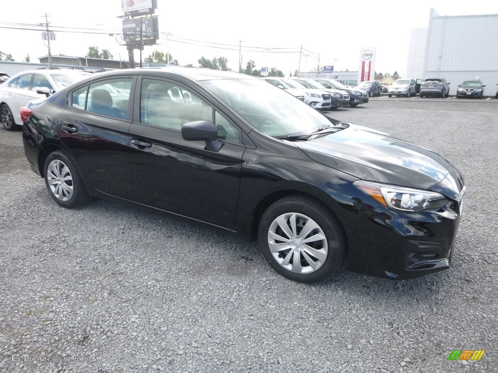 2019 Impreza 2.0i 4-Door - Crystal Black Silica / Ivory photo #1